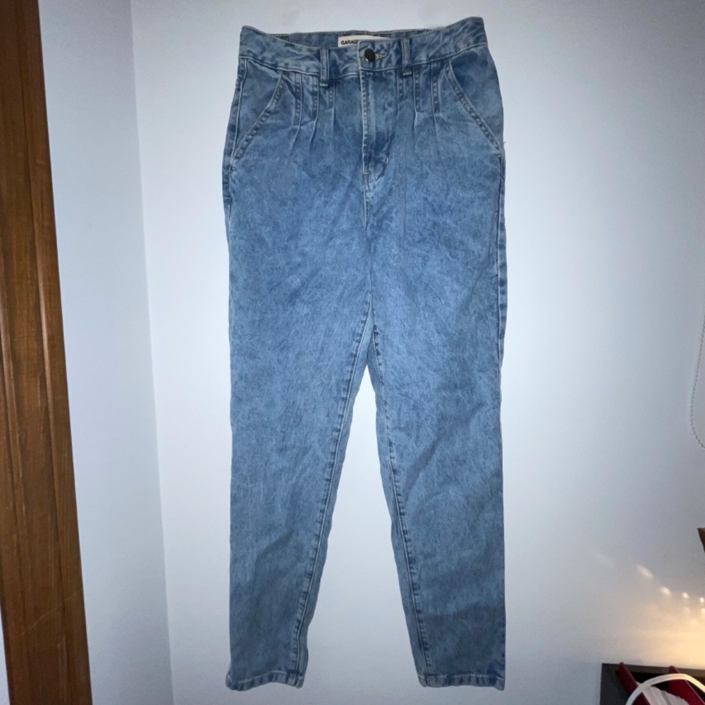 Garage Mom Jean - Paros Blue
